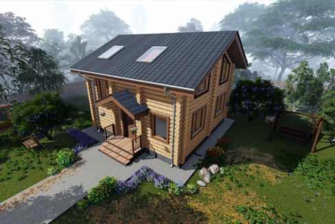 Проект дома 8х8 - 100 м2